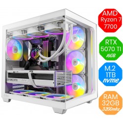 AMD Ryzen 7 7700 RTX 5070 TI 16GB M.2 1tb Ram 32